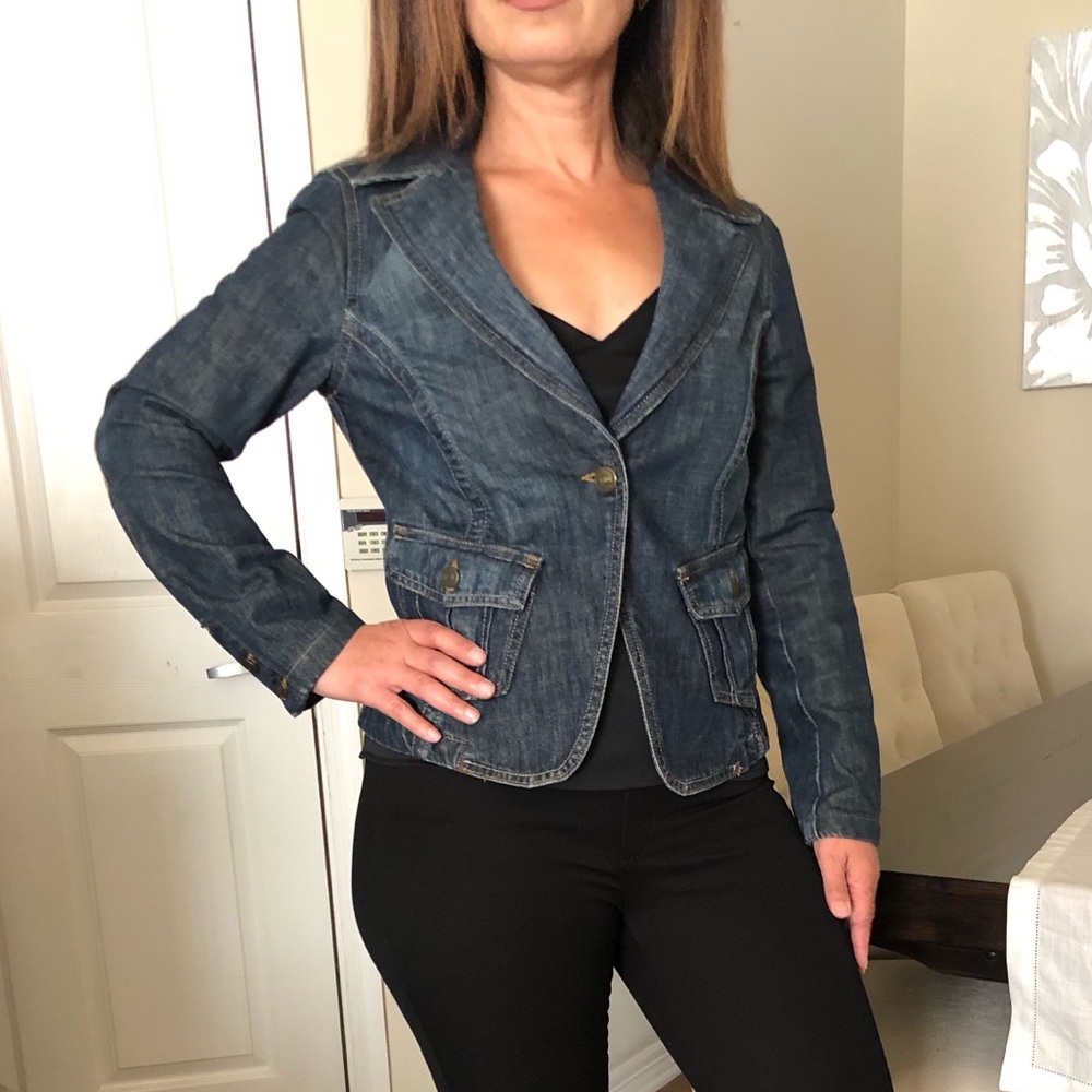 Massimo Dutti Jean Blazer